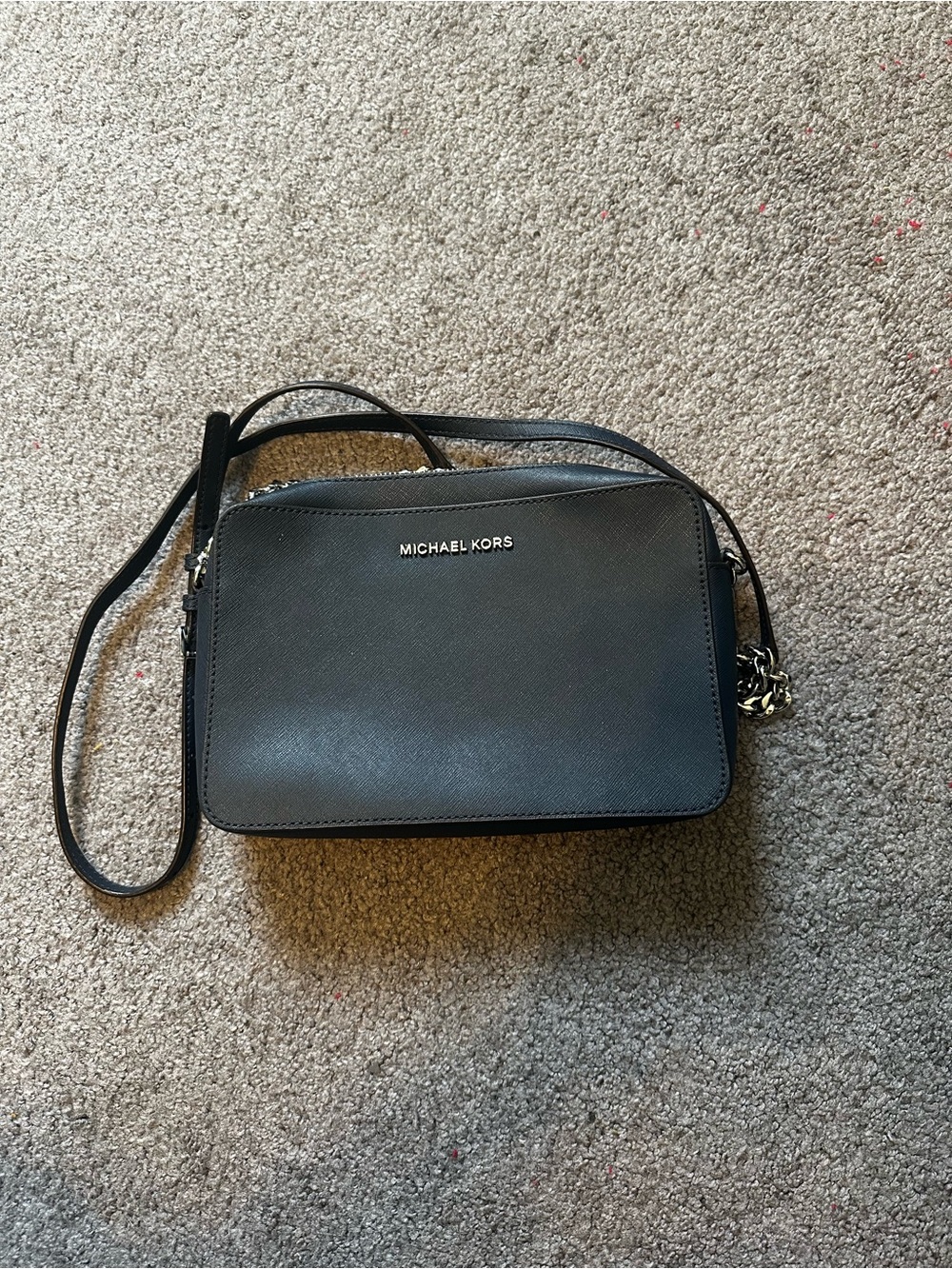 Michael Kors Navy Blue Crossbody Bag
